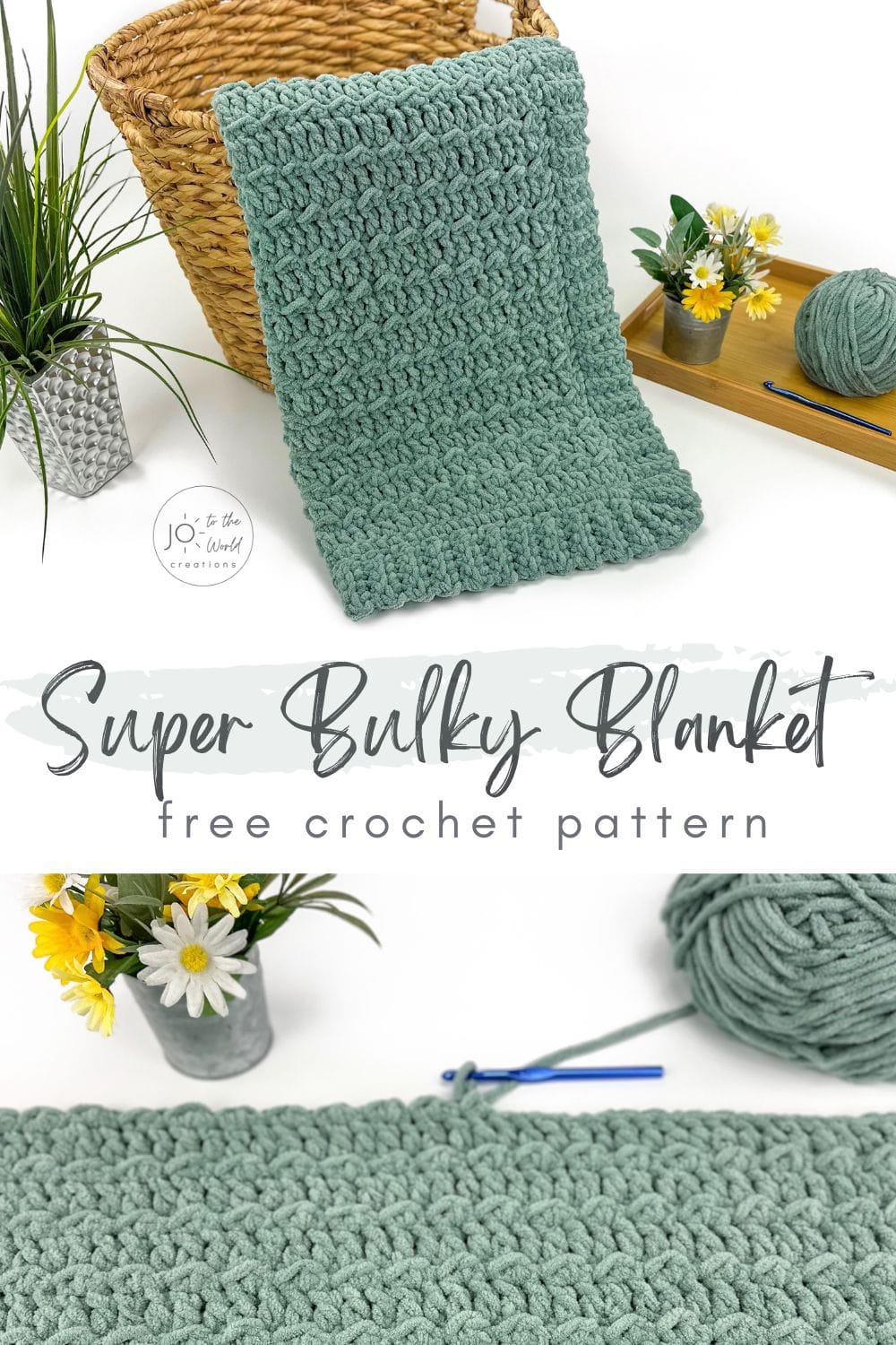 Super Bulky Blanket Crochet Pattern