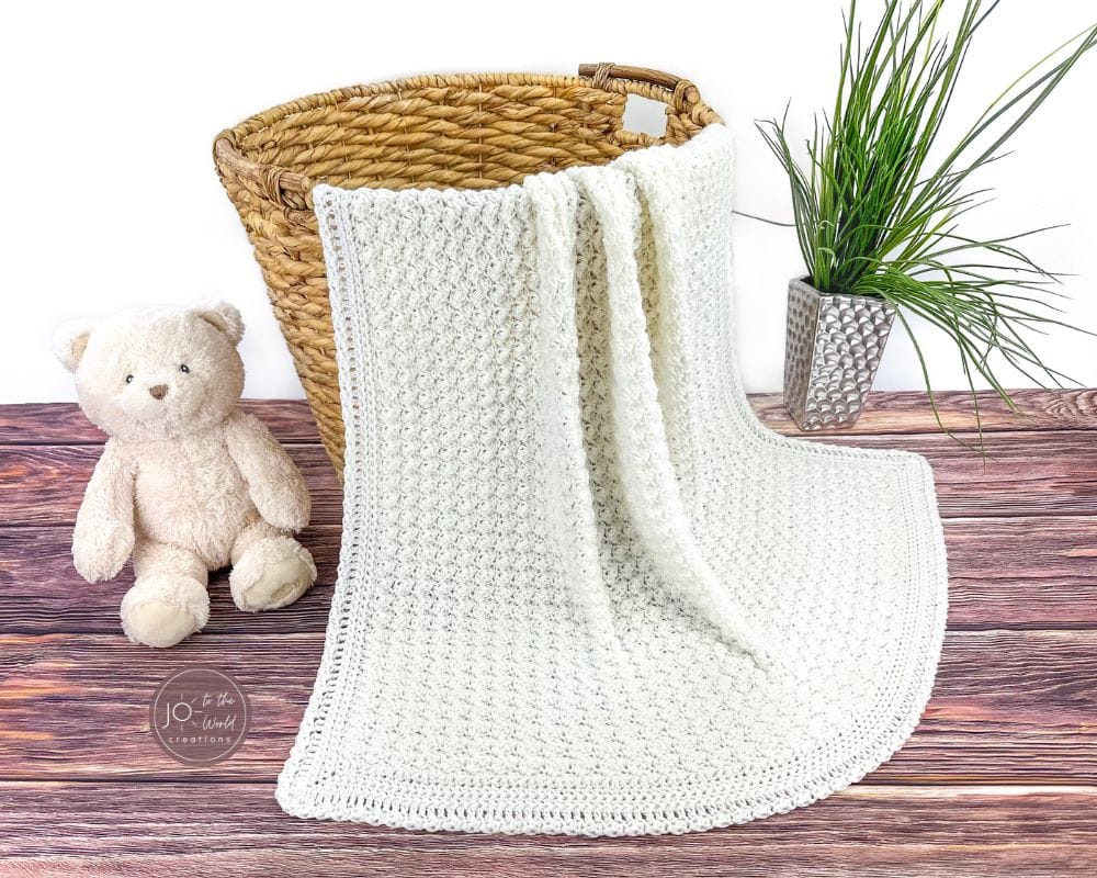 Blissful Easy Crochet Baby Blanket
