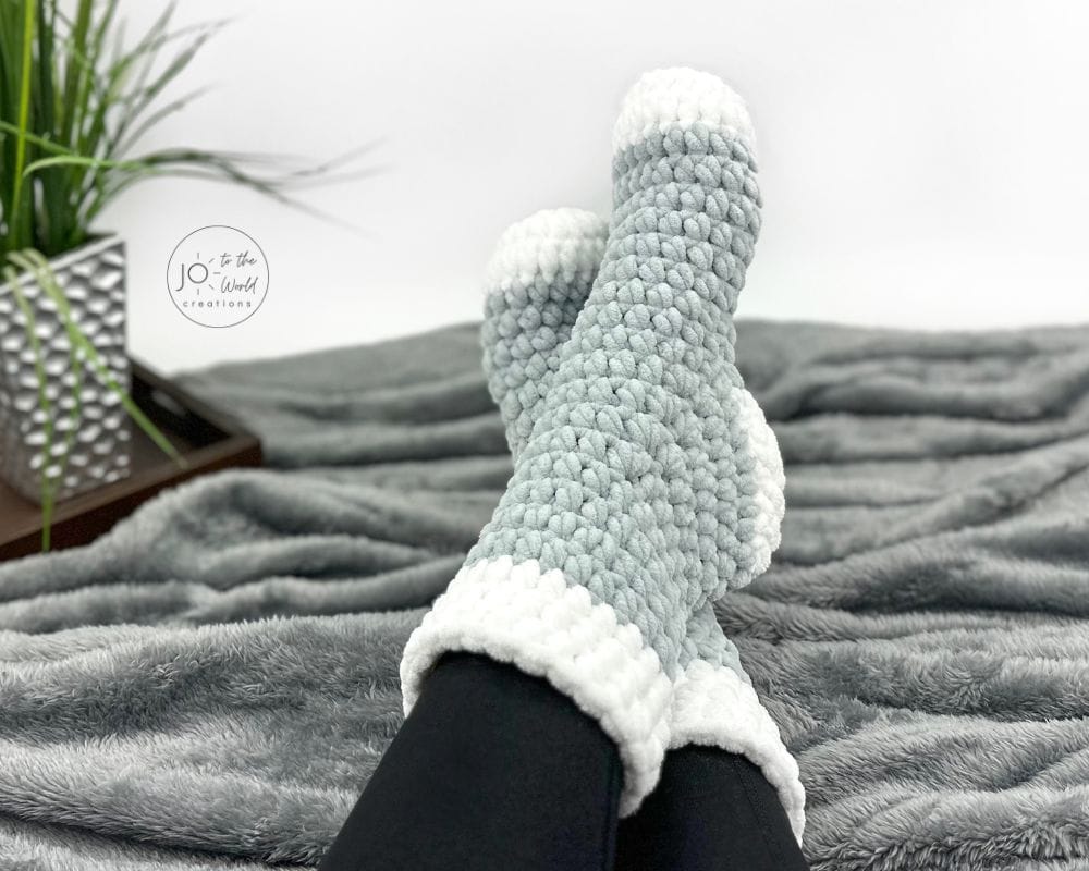 Crochet Slipper Socks