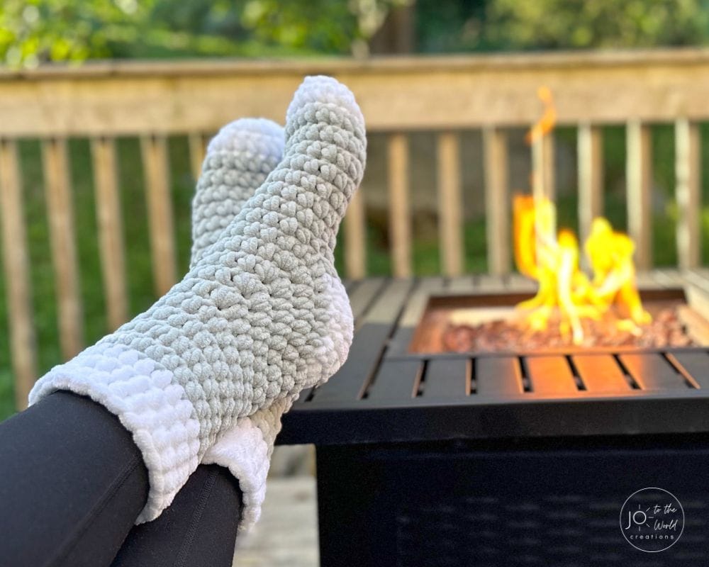 Crochet Slipper Socks