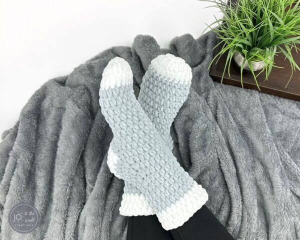 Easy Crochet Slipper Socks