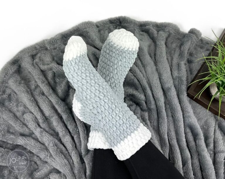 Slipper Socks Crochet Pattern