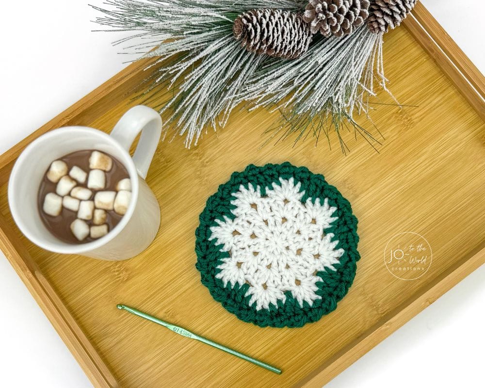 Snowflake Coaster Crochet Pattern
