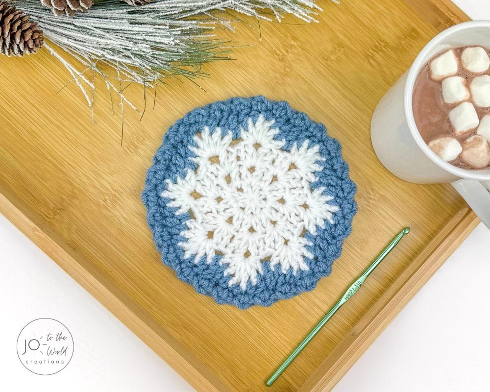 Snowflake Coaster Crochet Pattern