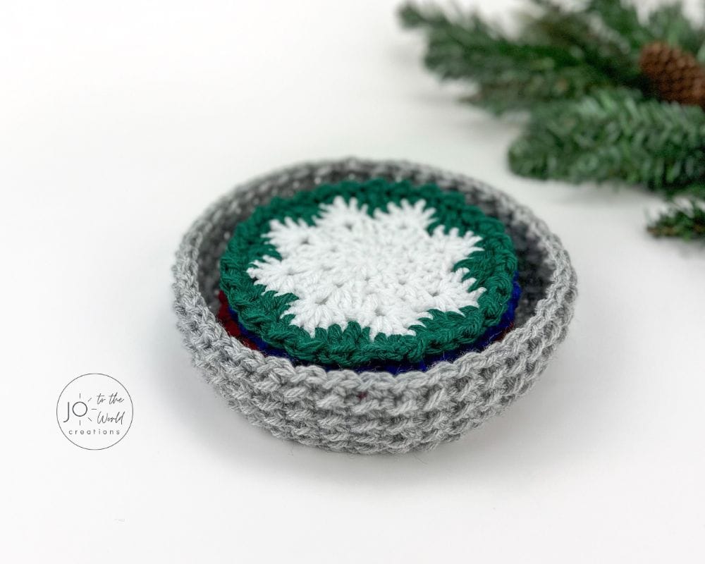 Crochet Snowflake Coaster Free Pattern Snowflakes Coasters Free