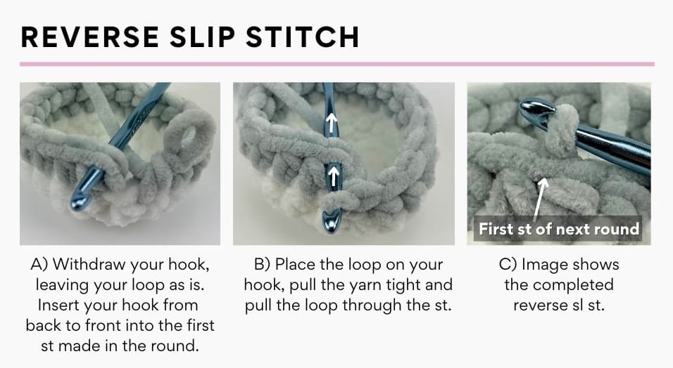 Reverse Slip Stitch
