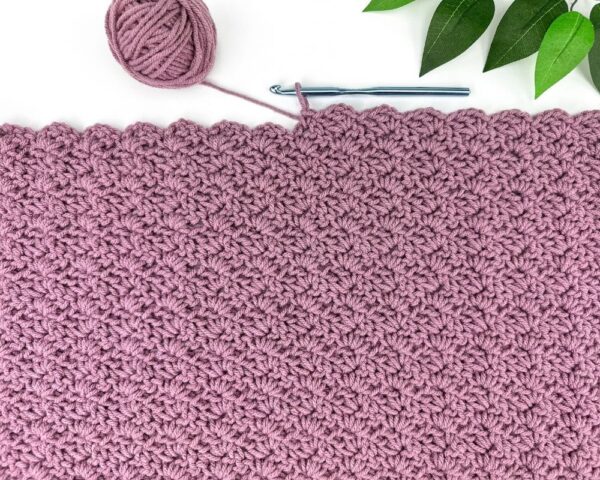 Classic Prayer Shawl Work in Progress