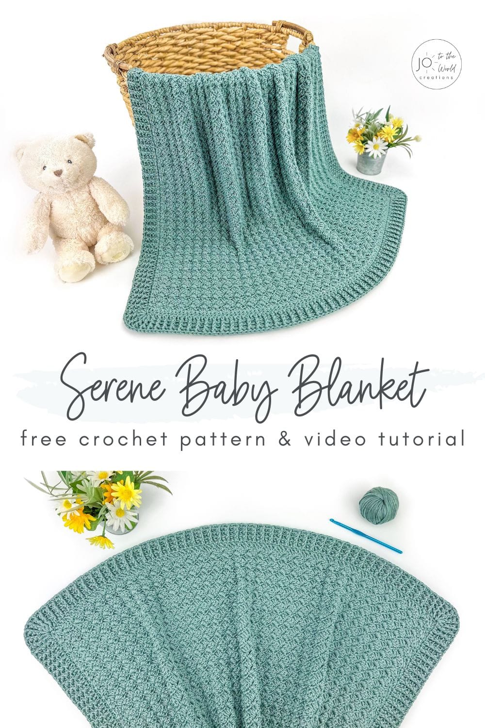Serene Baby Blanket Free Crochet Pattern