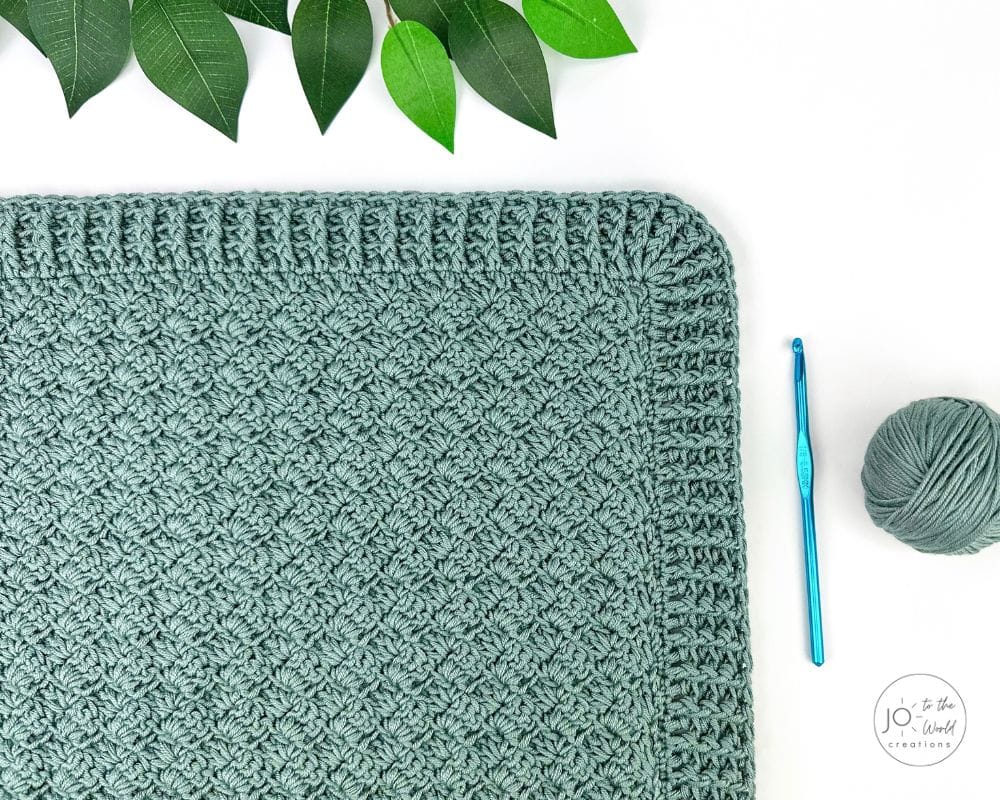 Serene Crochet Baby Blanket Pattern