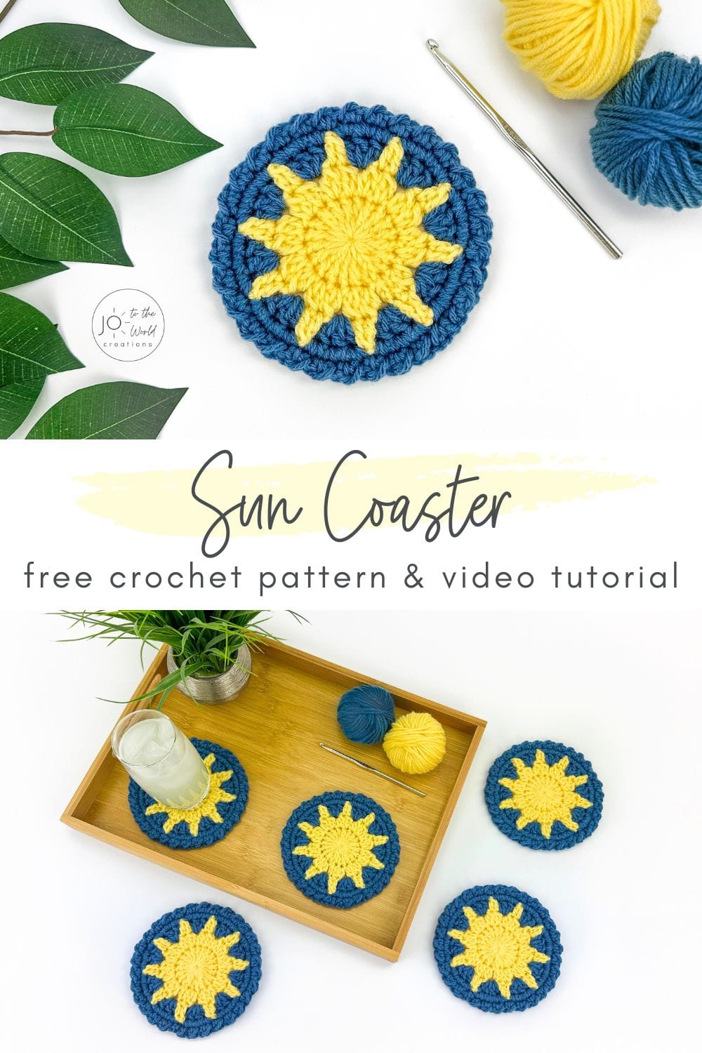 Sun Coaster Crochet Pattern Free