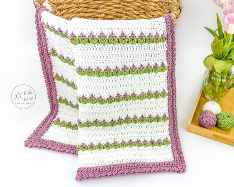 Tulip Blanket Crochet Pattern