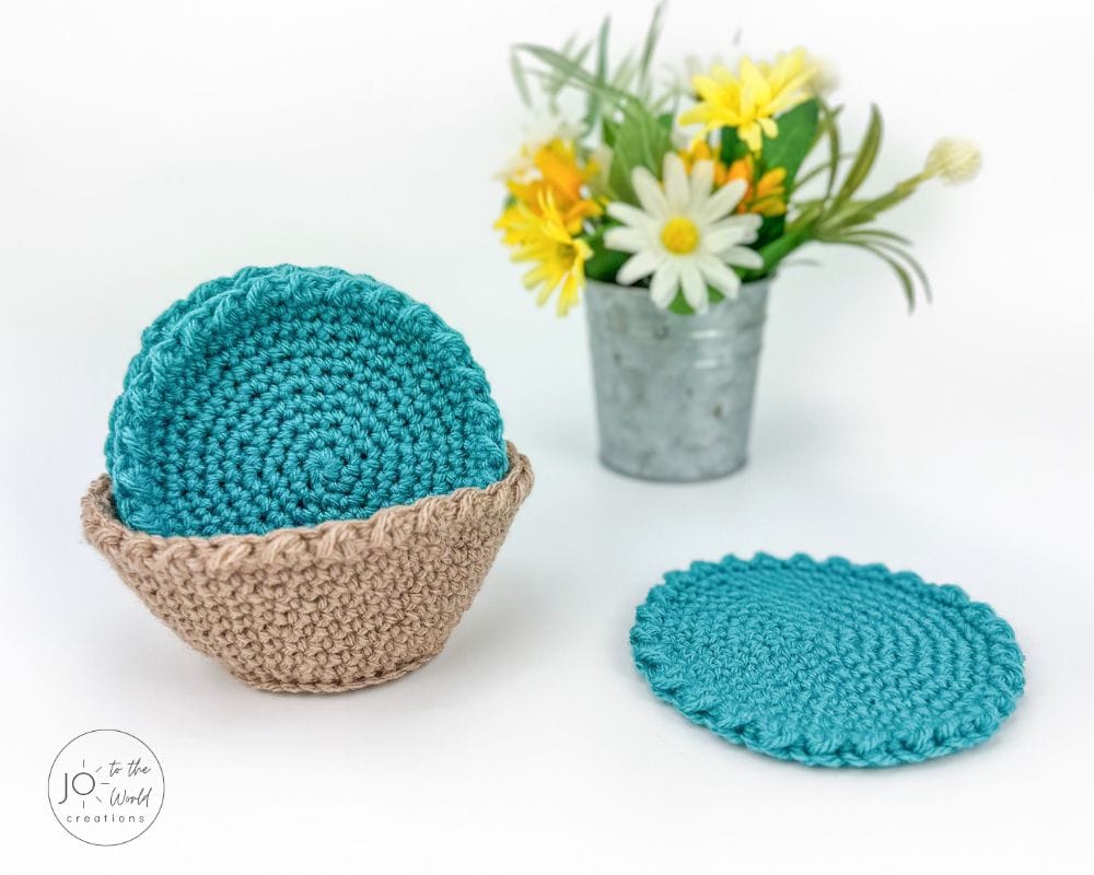 Crochet Spiral Coasters