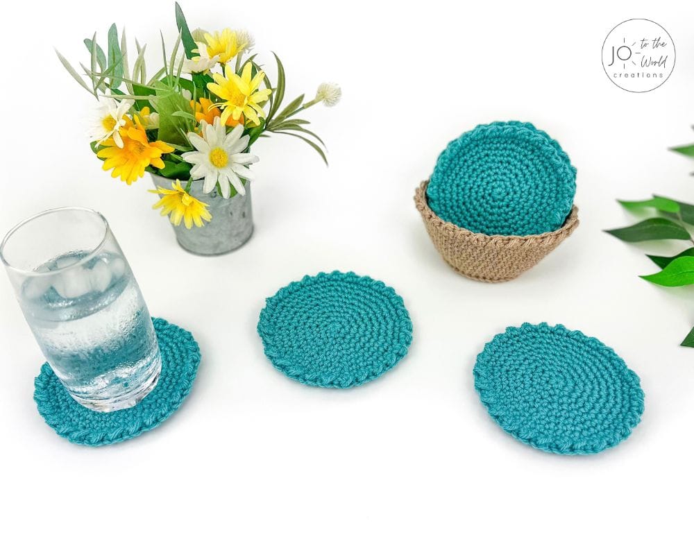 Simple Crochet Coaster Pattern