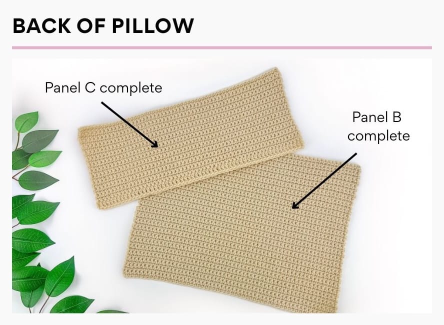 Back of Pillow