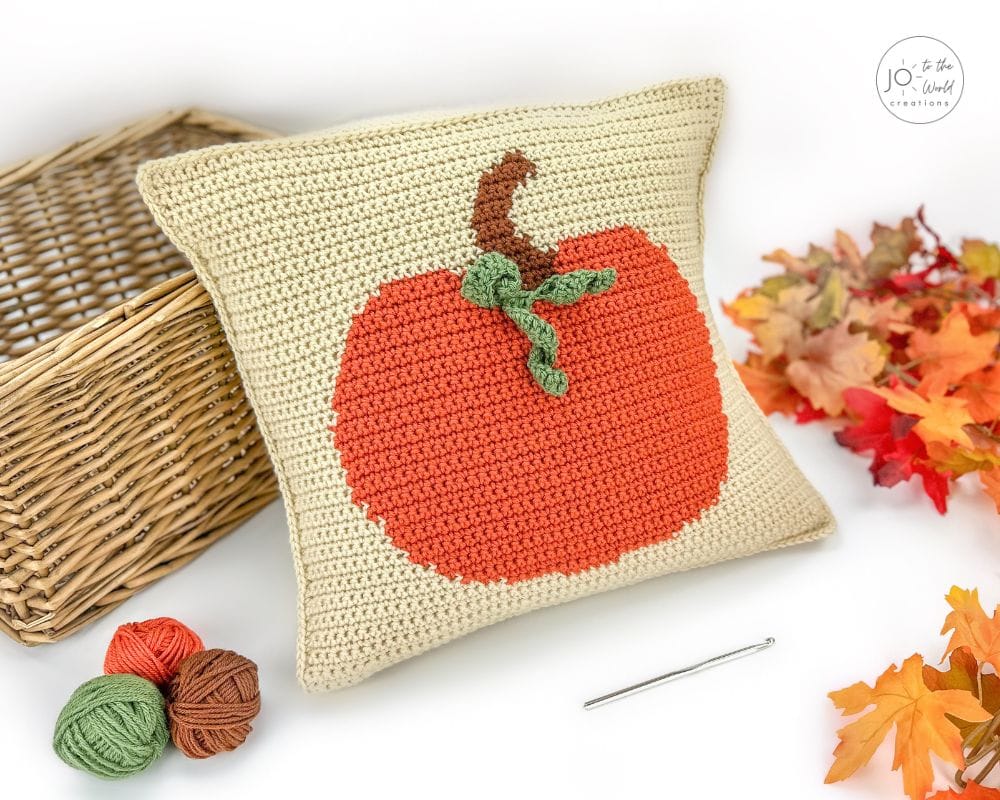 Pumpkin Pillow Crochet Pattern