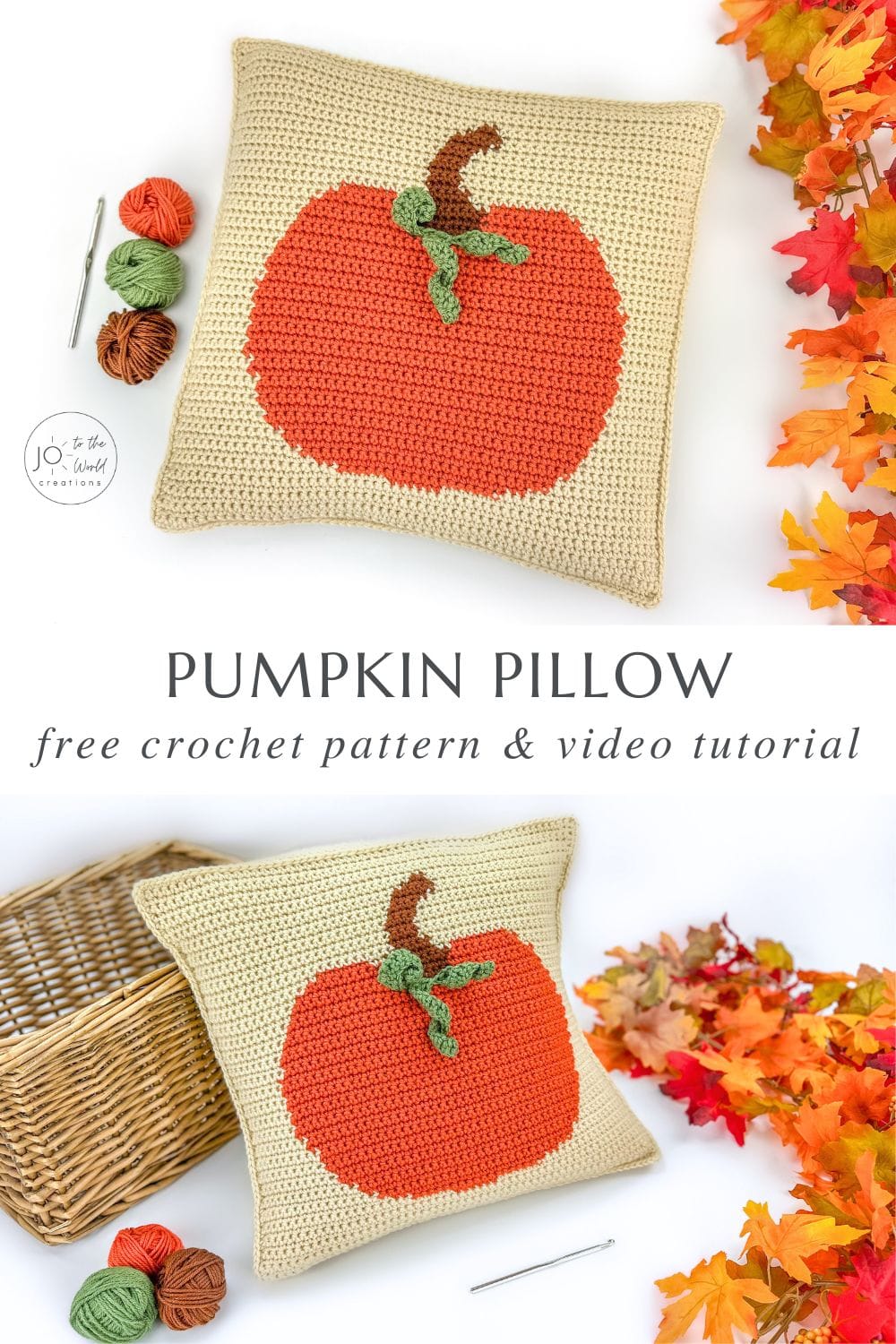 Pumpkin Pillow Crochet Pattern Free