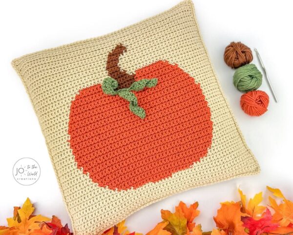 Pumpkin Pillow Crochet Tutorial
