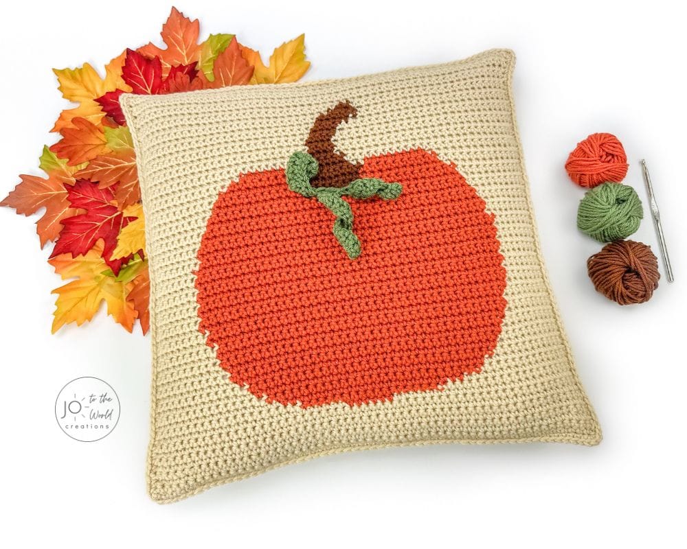 Thanksgiving Crochet Pillow