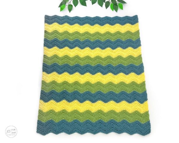 Classic Ripple Blanket Crochet Pattern