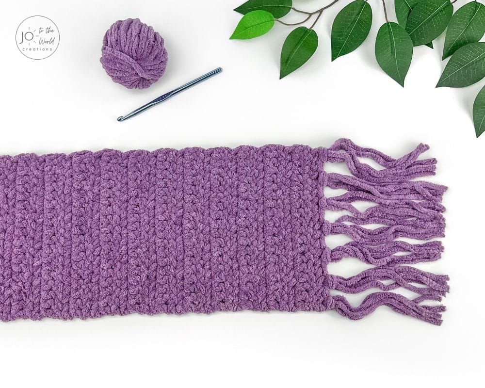 Easy Super Bulky Crochet Scarf Pattern