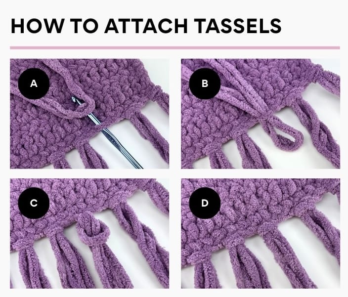 How to Attach the Tassels