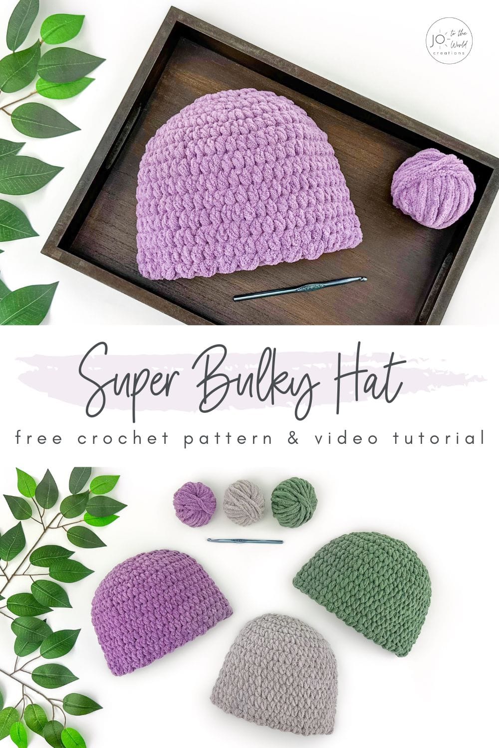 Super Bulky Hat Crochet Pattern Free