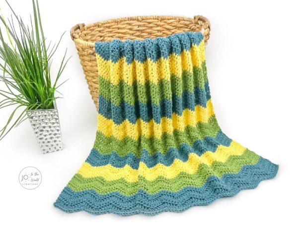 Wavy Crochet Blanket Pattern