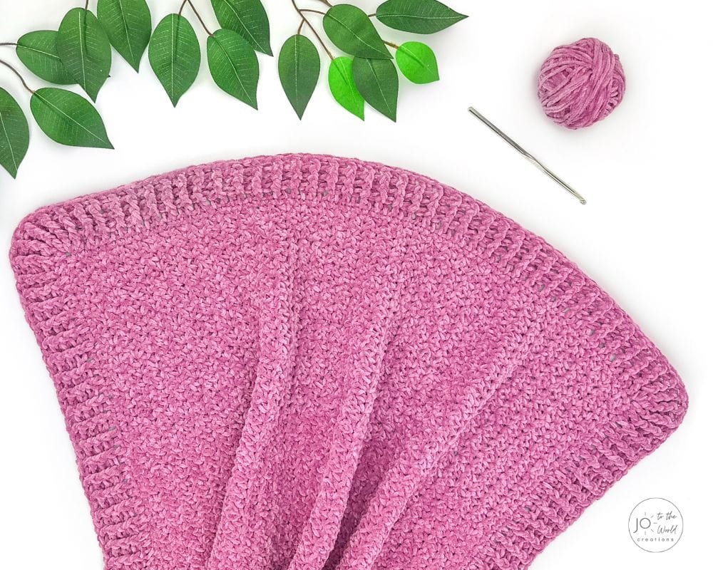 Chenille Yarn Blanket Pattern