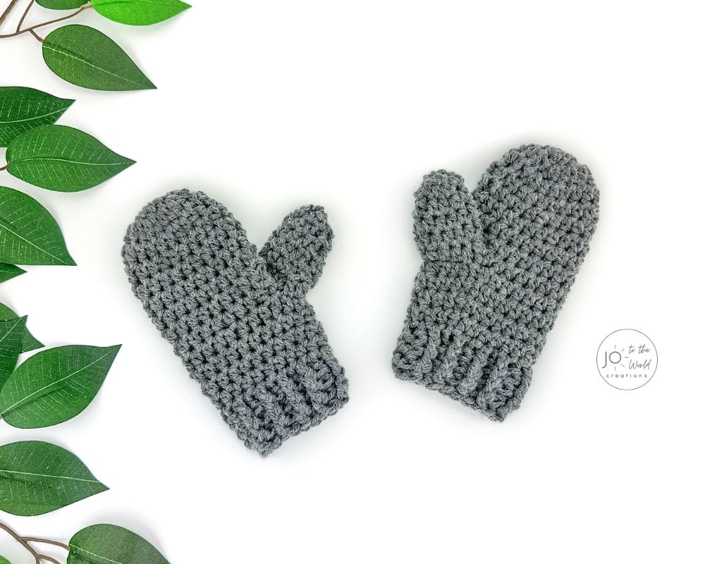 Crochet Mittens for Kids