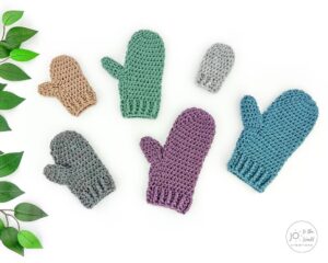 Easy Mittens Crochet Pattern