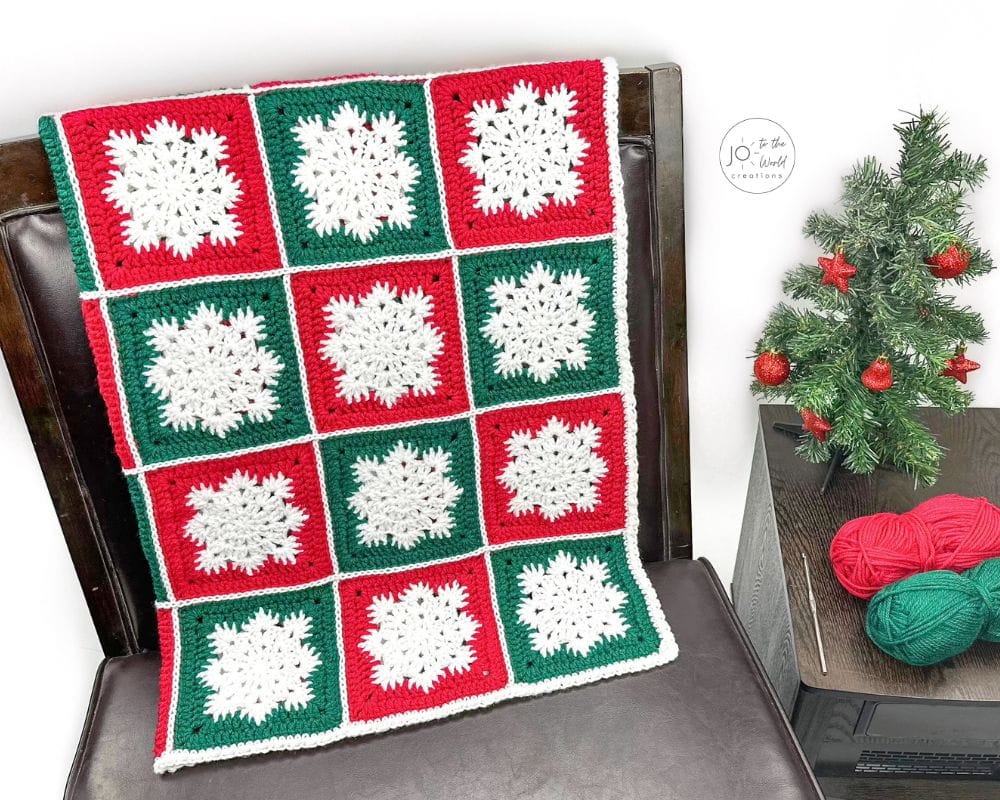 Crochet Christmas Blanket Pattern