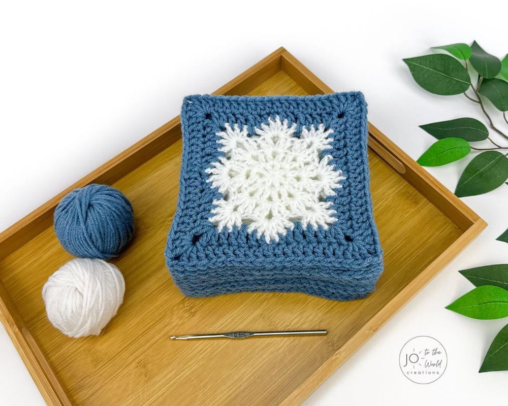 Snowflake Granny Squares Pattern