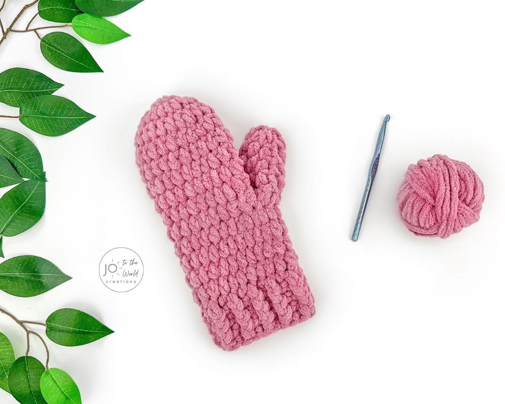 Crochet Mitten Pattern Super Bulky for Ladies