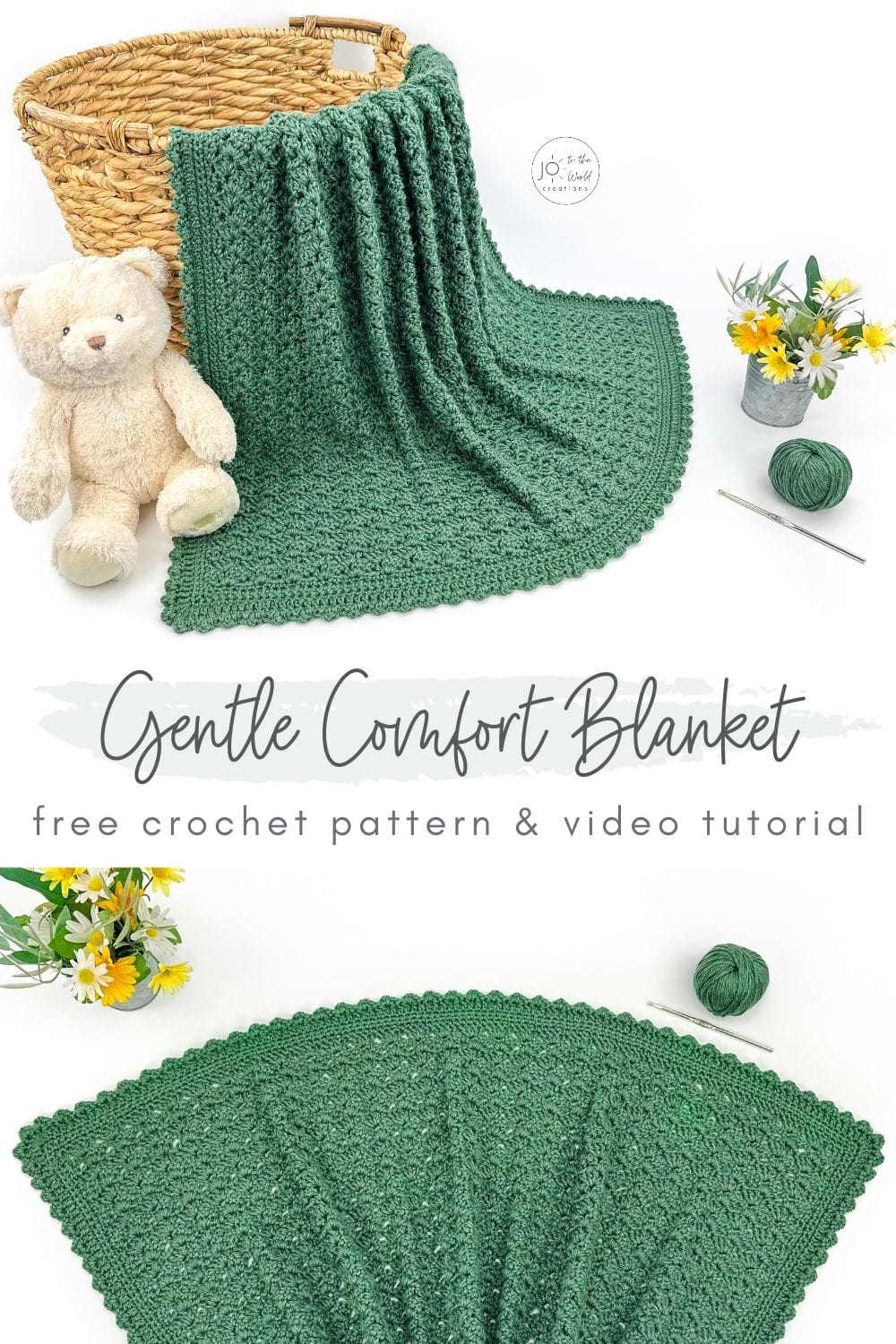 Gentle Comfort Blanket Crochet Pattern Free