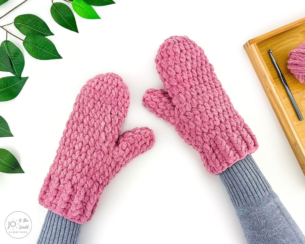Super Bulky Mittens – PDF Crochet Pattern