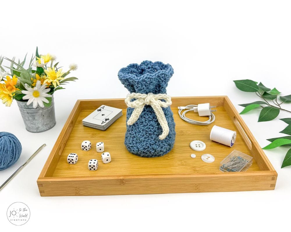 Crochet Drawstring Bag Pattern