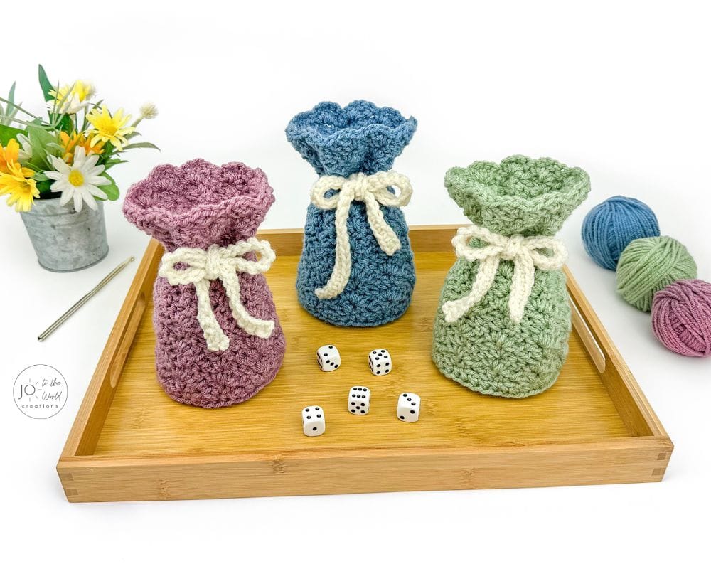 Drawstring Bag Crochet Pattern