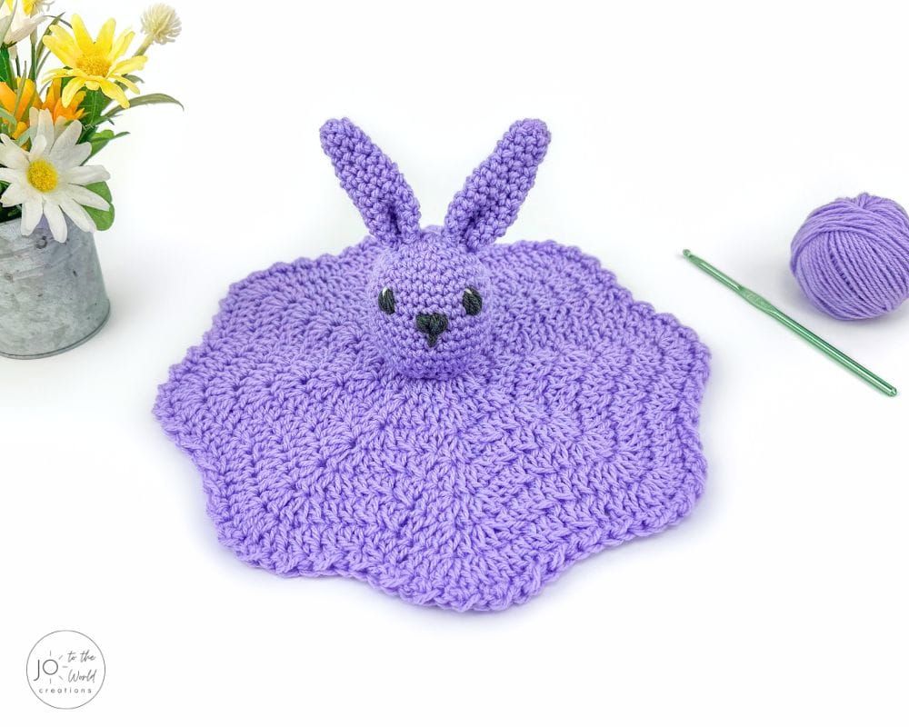 Bunny Baby Blankie Crochet Pattern