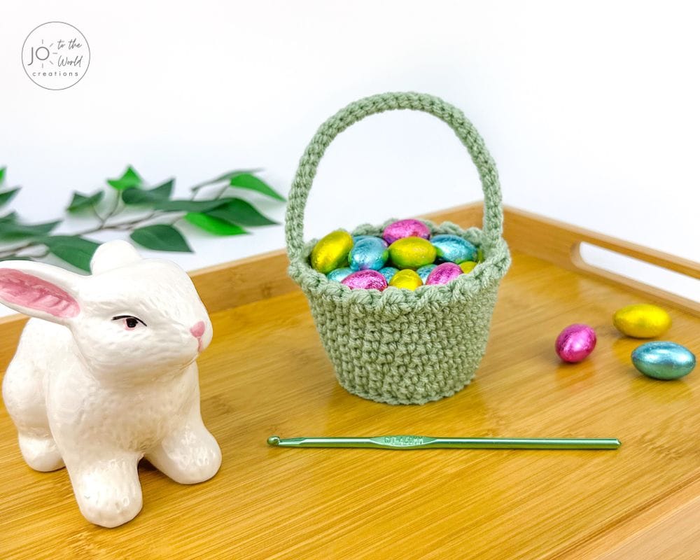 Crochet Easter Basket Mini Pattern
