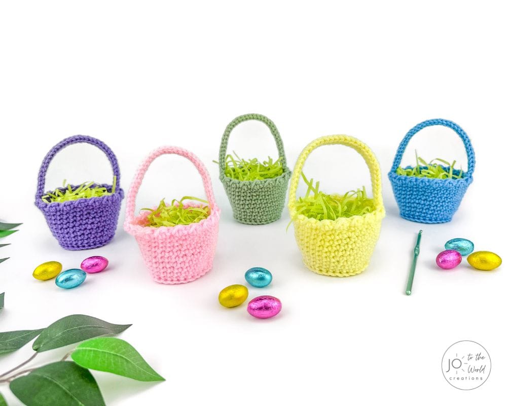 Crochet Easter Baskets Mini Pattern