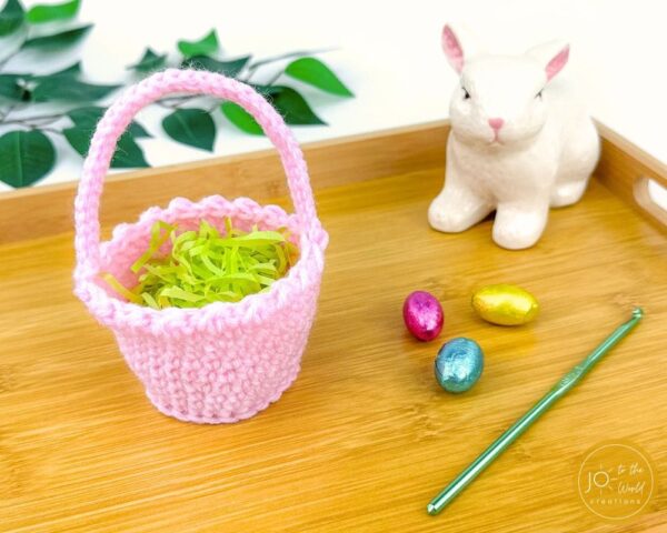 Crochet Mini Easter Basket Pattern