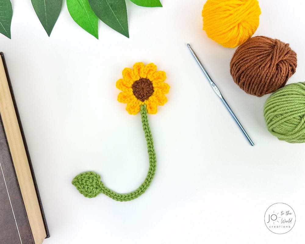 Easy Crochet Bookmark Pattern Flower