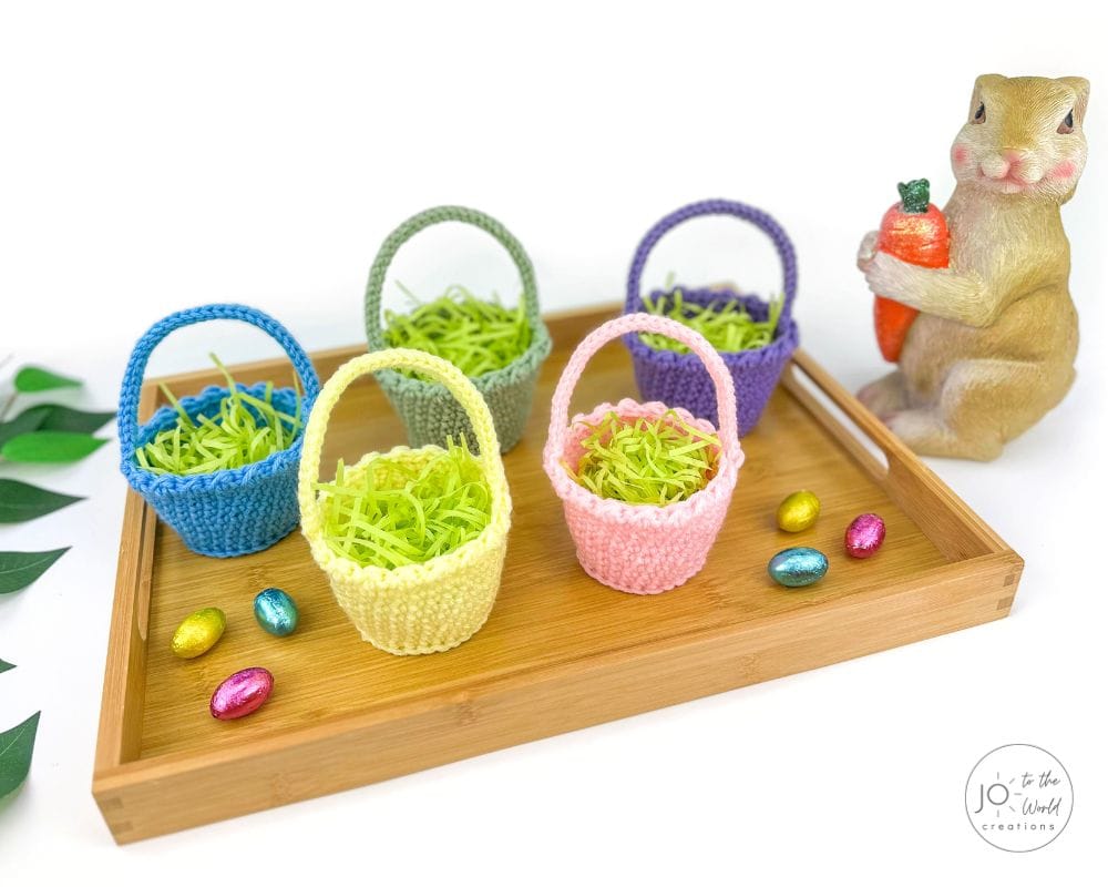 Easy Crochet Easter Baskets Mini Pattern
