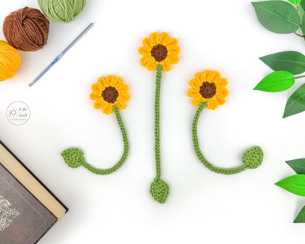 Flower Bookmark Crochet Pattern