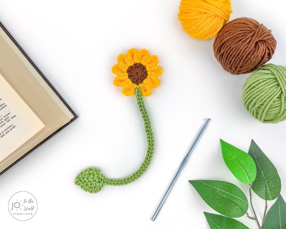 Flower Bookmark Crochet Pattern