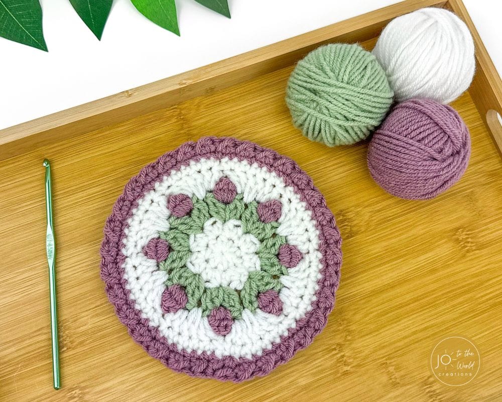 Tulip Coaster Crochet Pattern