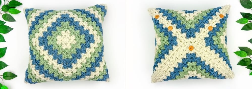 Pillow with Three Colors