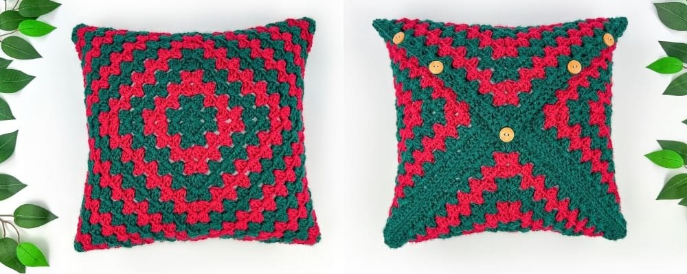 Pillow with Two Colors