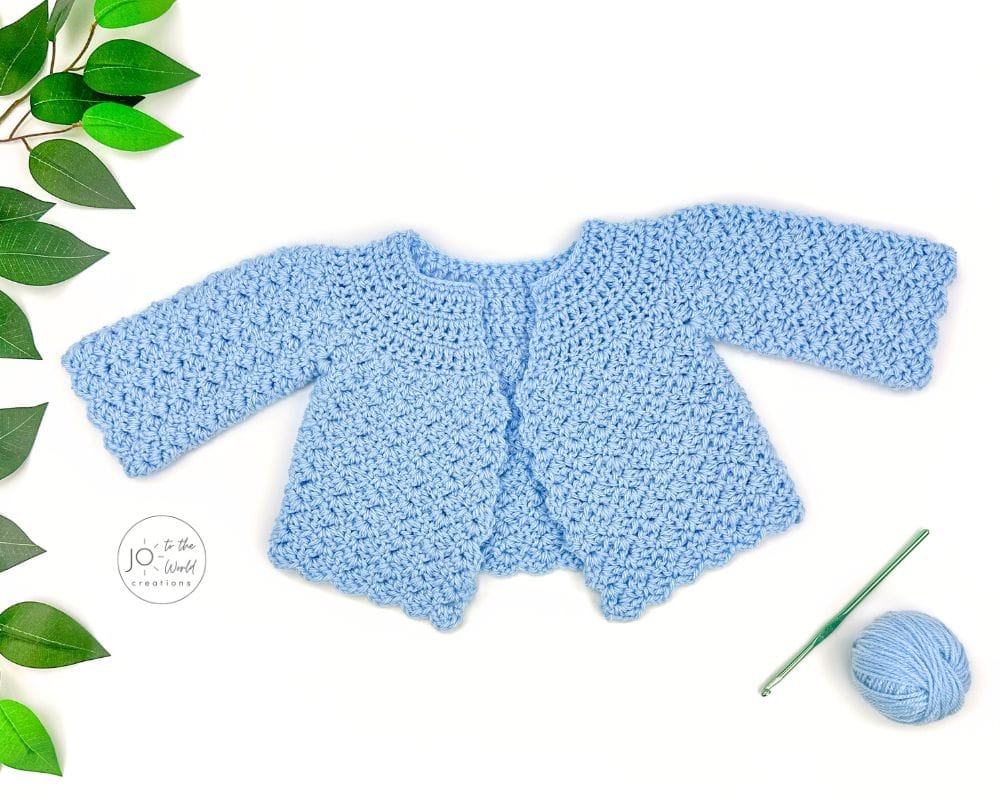 Crochet Newborn Cardigan Pattern