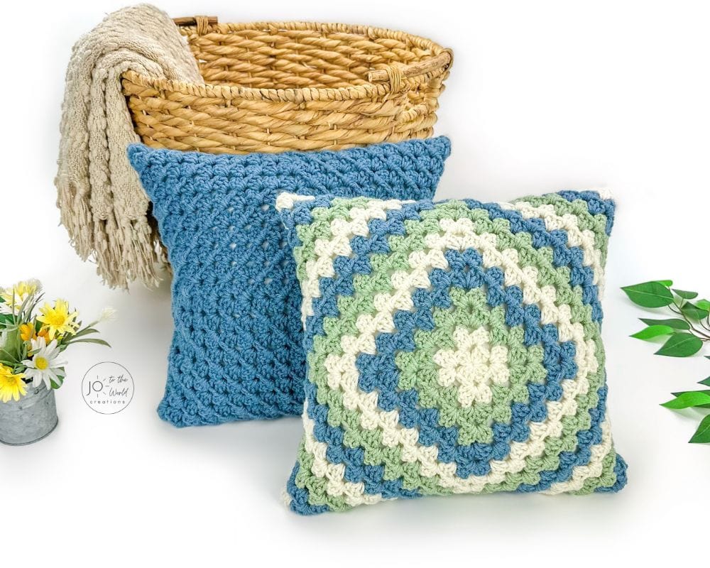 Crochet Square Pillow Cover Pattern